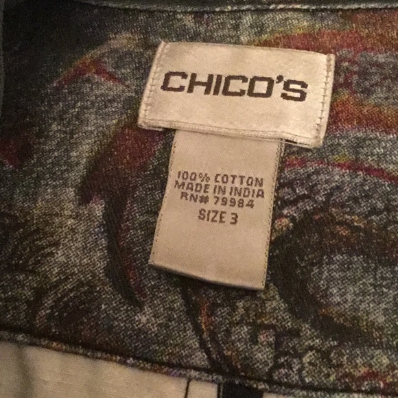 Chico’s jacket SZ 3 (14/16) - Picture 2 of 3